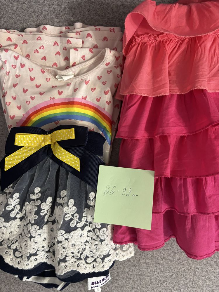 Сет детски дрехи момиче 86,92, 116,122, 134, 140 HM Zara Primark Pepko