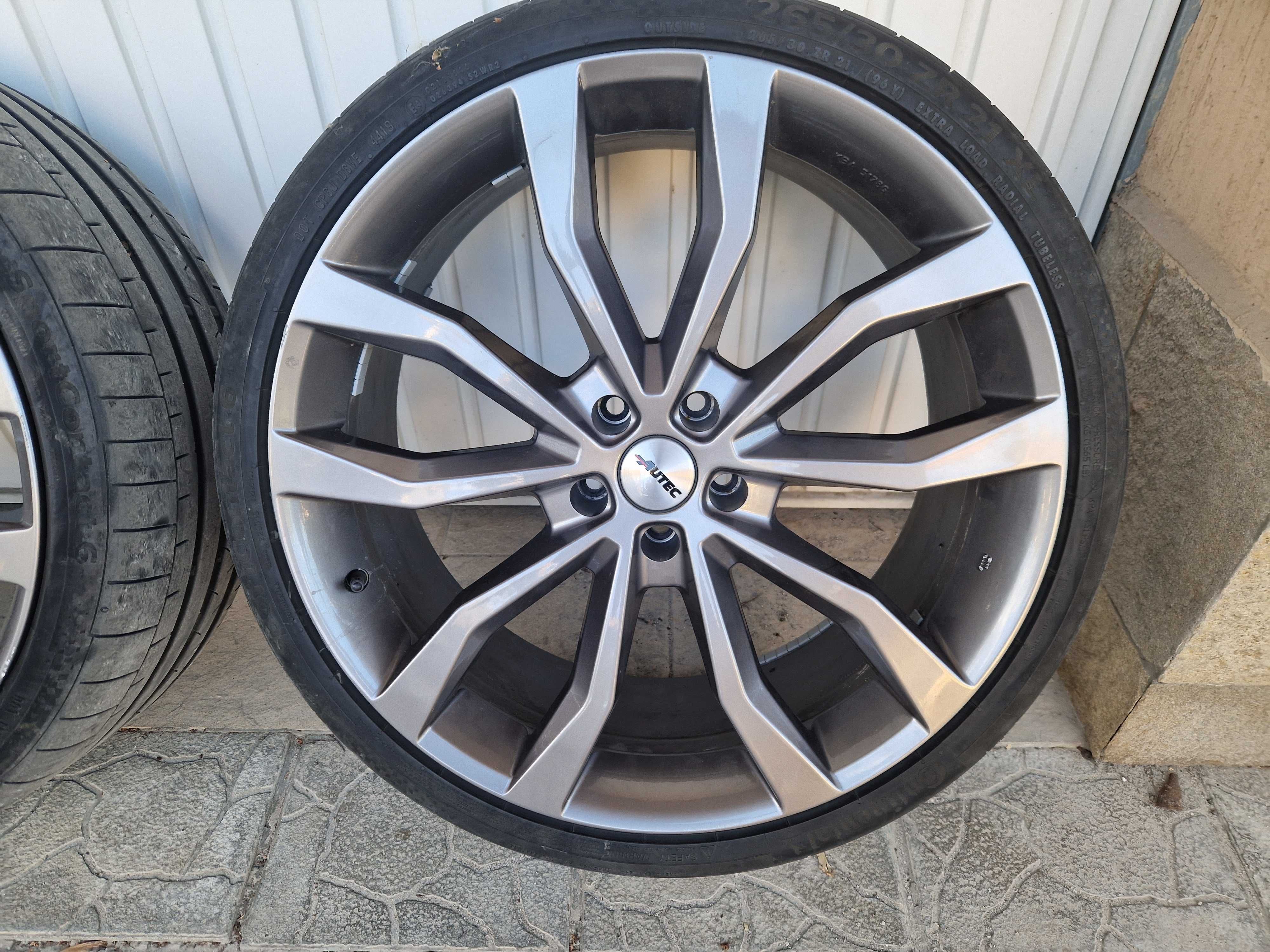 5 броя джанти AUTEC 9.0Jx21  +  гуми Continental SportContact 6