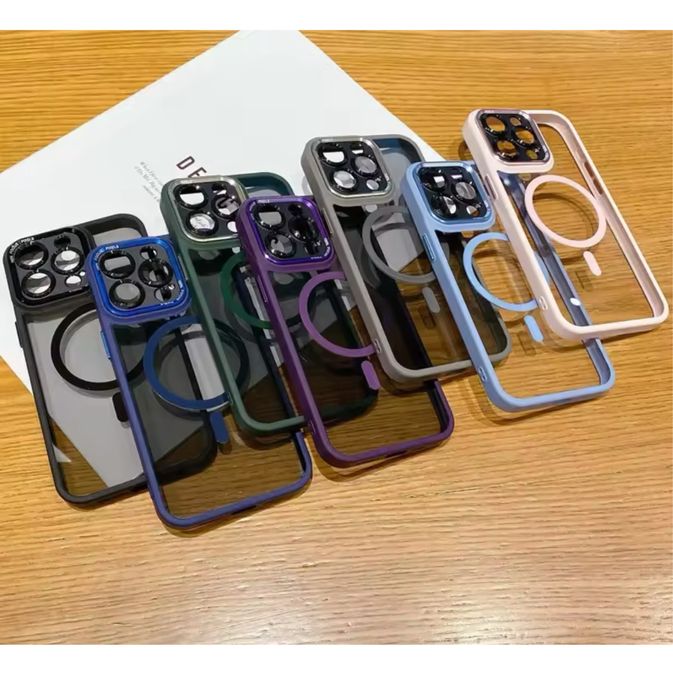 Iphone 16 / PRO / PLUS / PRO MAX - Husa Magsafe Hybrid Lucioasa