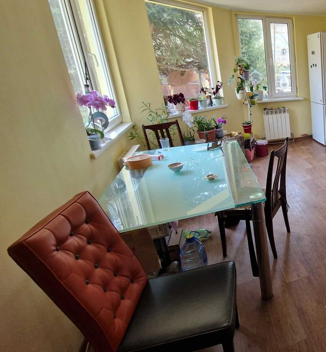 стол из закаленного стекла, стеклянный стол