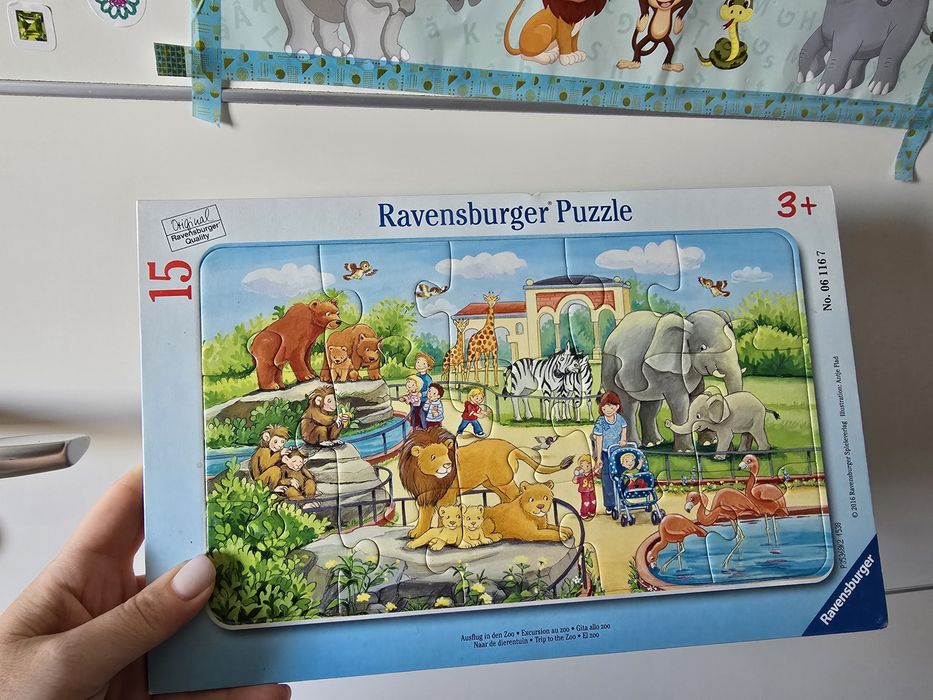 Puzzle , jocuri educative cuburi lemn