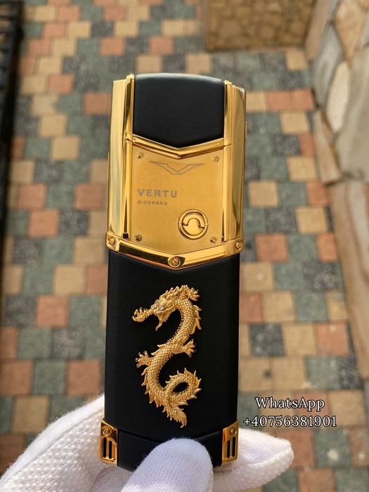 Vertu Signature S - Dragon - Gold, Garanție, Absolut nou!
