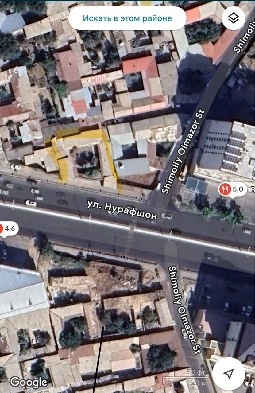 Nurafshon  ko'chada 1 linyada 6 sotixli yer sotiladi