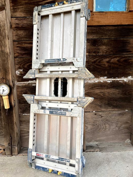 Platforma Pliabil Werner, 1 treaptă, plastic și oțel, înălțime 0,76 m