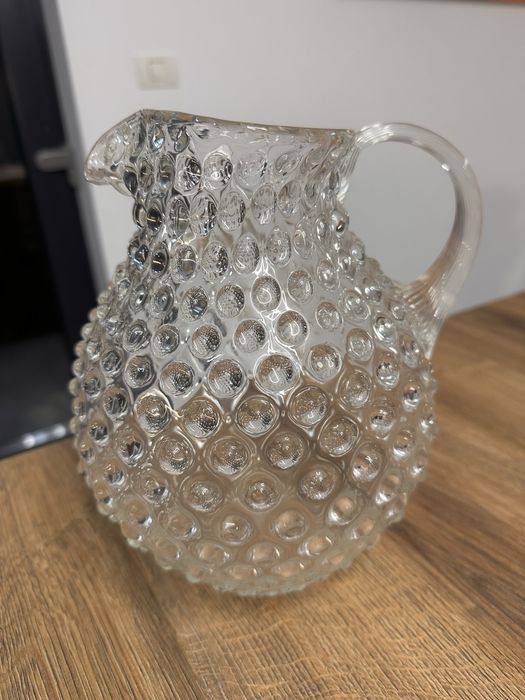 Vand carafa apa/vin/suc de sticla (arta , decor, bauturi)