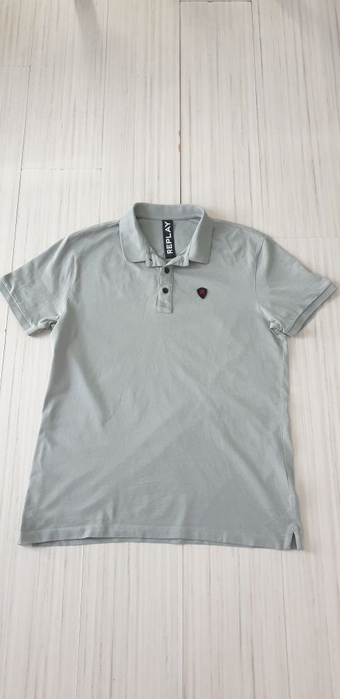 Replay Milano  Slim Fit Cotton Mens  L /  XL ОРИГИНАЛ! Мъжка Тениска!