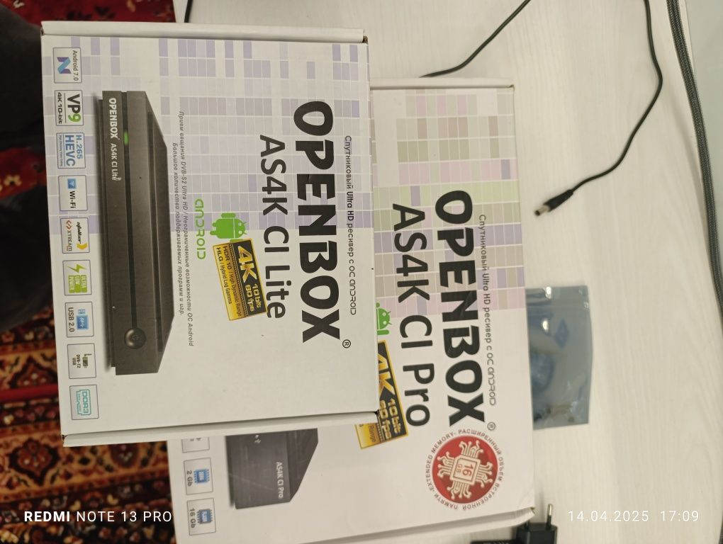 Продаются ОPENBOX  hevc/4k тюнеры, заказы  с Китая