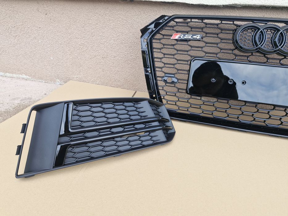 Grila centrala proiectoare Audi A4 B9 S-line 2015-2018