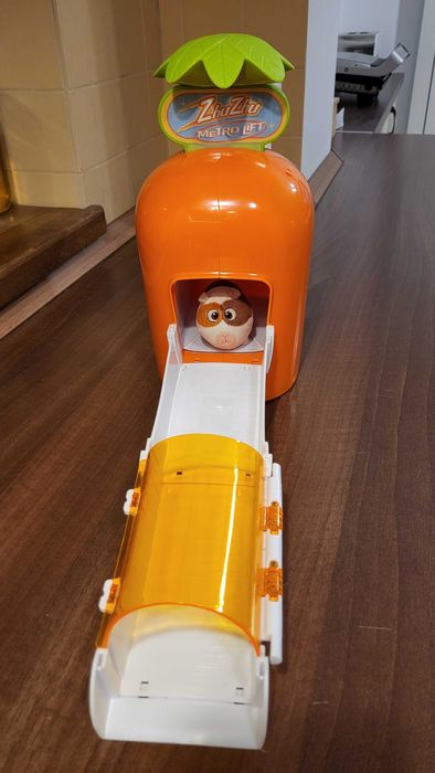 Joc toboganul hamsterului Zhu Zhu Pets, cu lift, 73 cm