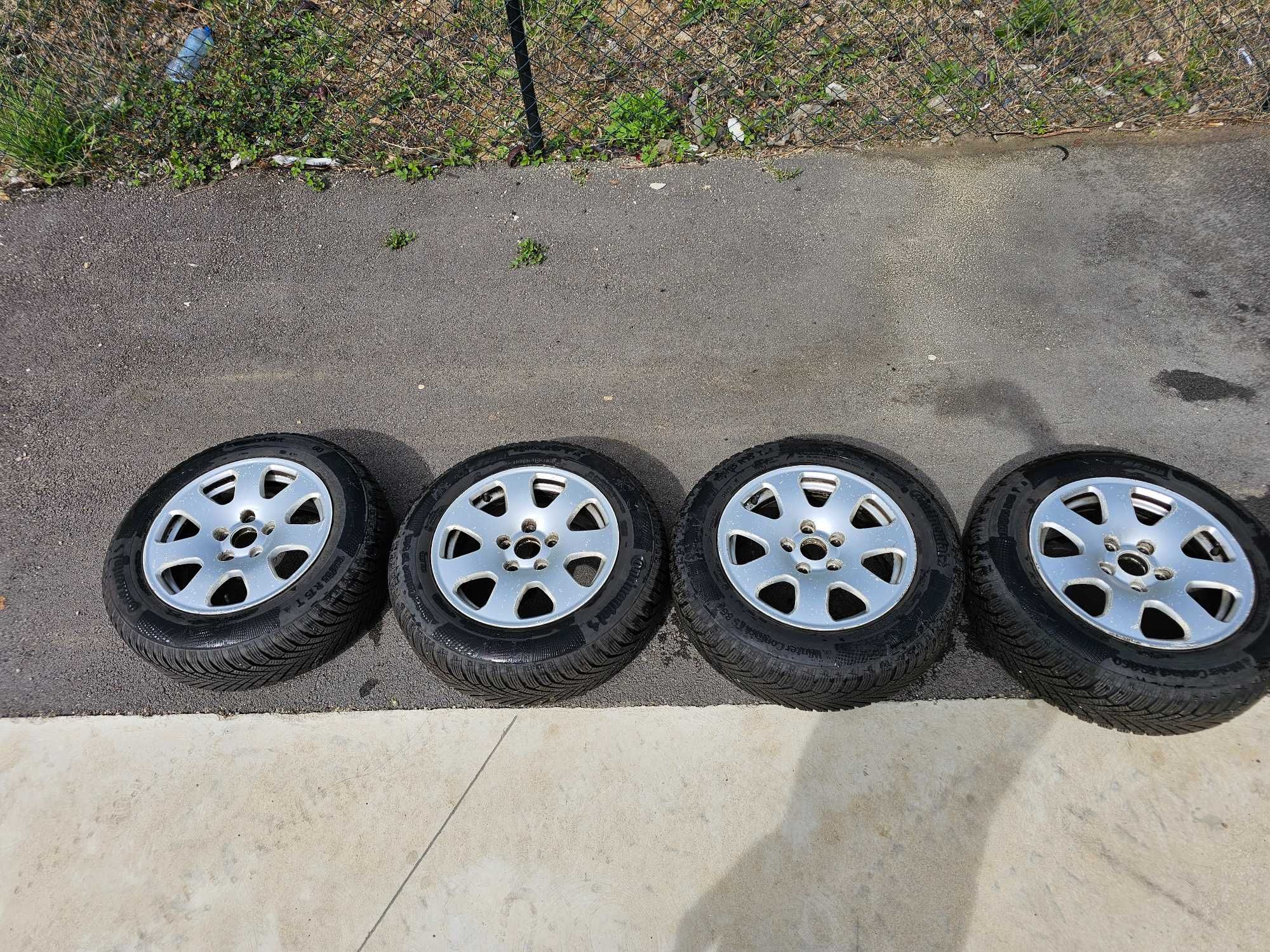 Ауди А4 Б6 джанти със зимни гуми