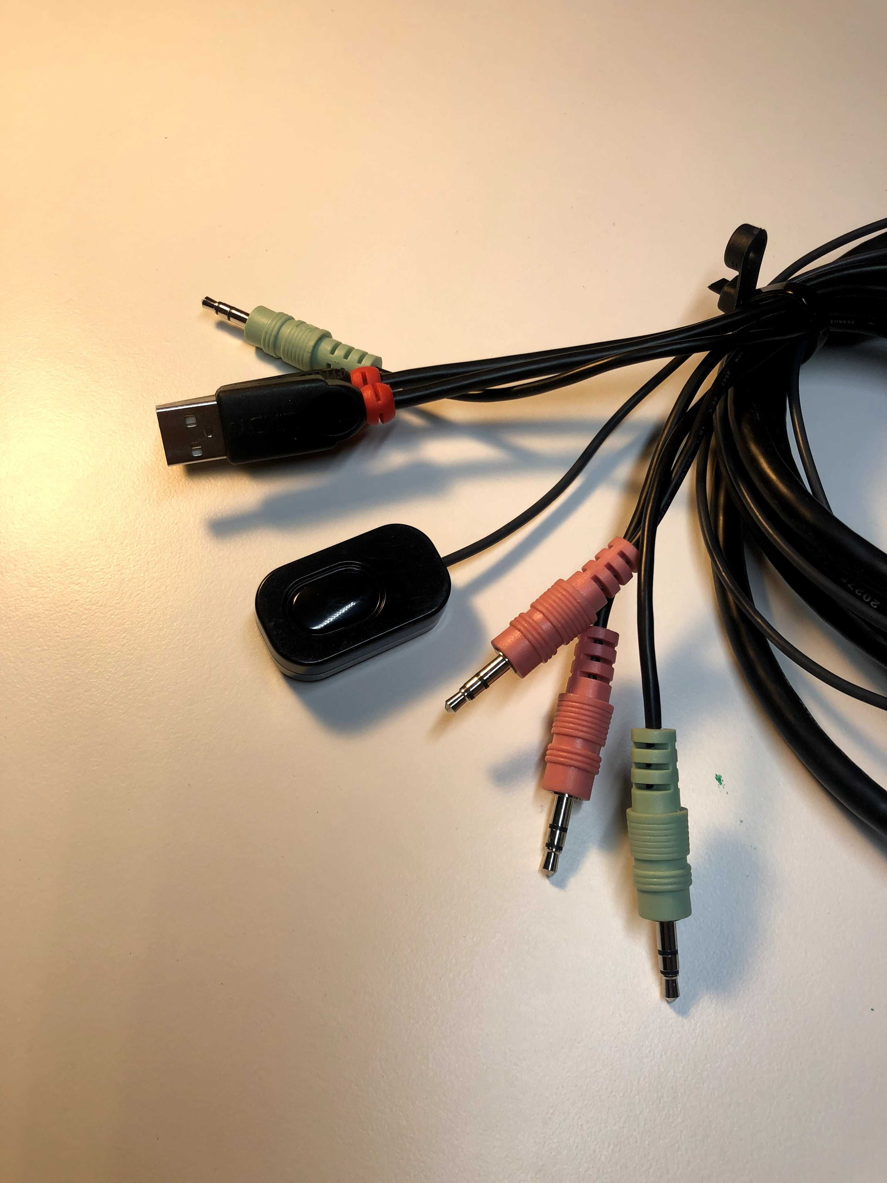 Comutator KVM LINDY, 2 porturi HDMI 2.0, USB 2.0, Negru