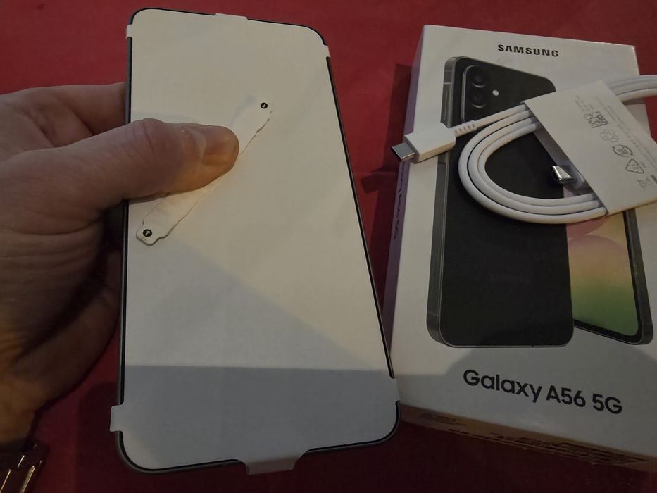 -Samsung A56-5G, Nou, 128Gb, 8Ram, 0 cicluri incarcare, neactivat, nef