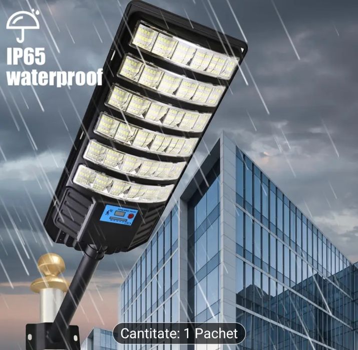Lampa solara cu senzor de inductie