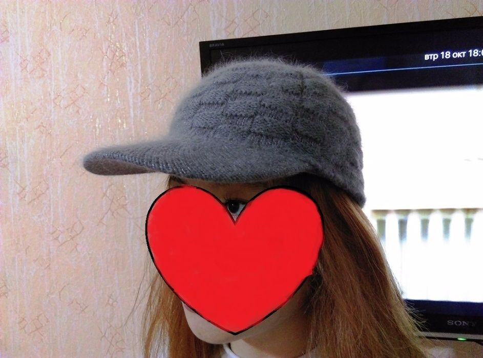 Шапка с шарфом!!!