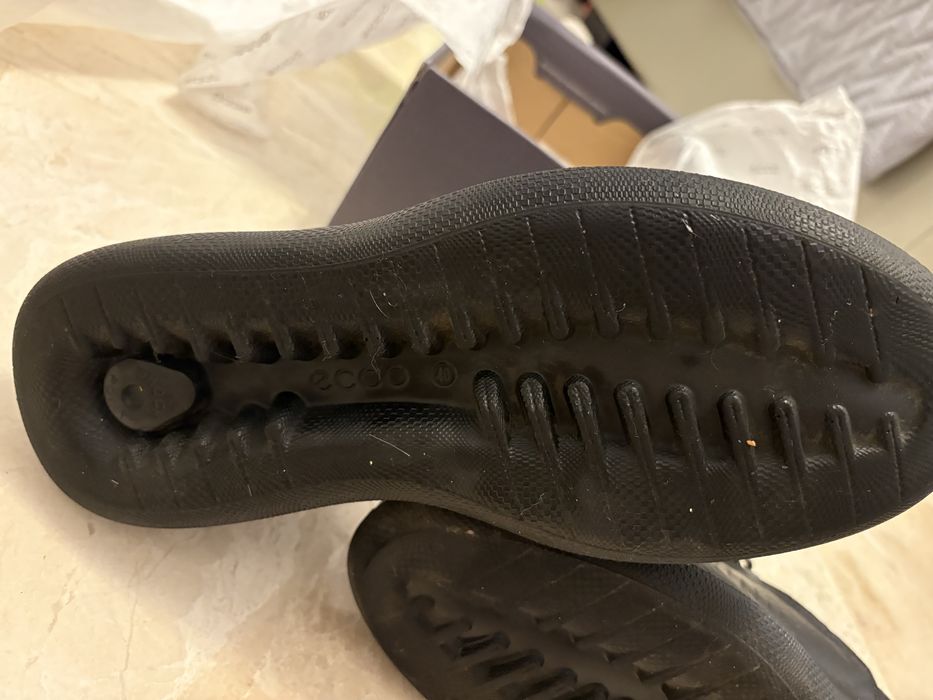 Ghete Ecco piele marimea 40