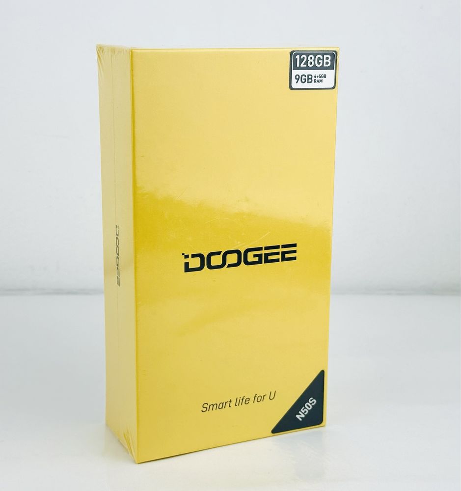 НОВ! Телефон DOOGEE N50 S 128GB 8RAM Fairy Pink Гаранция!