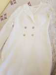 Rochie de vară scurta alba si de calitate fără curier