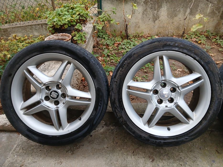 Оригинални Алум джанти 17цола за Seat.leon.ibiza.FR.vw Golf.4.5×100.