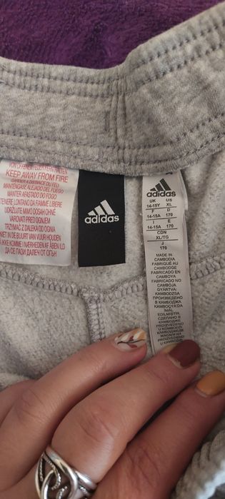 Дамско памучно долнище ADIDAS