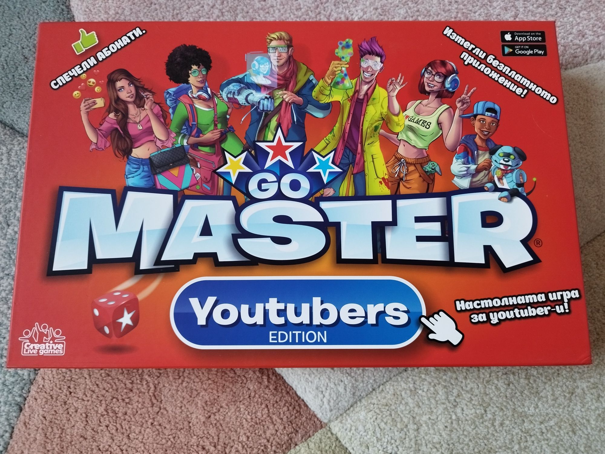 Настолна игра Felyx Toys - Go Master, Youtubers Edition