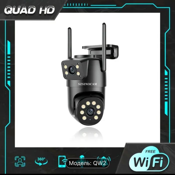 Оригинальная WI-FI камера с двойным объективом.