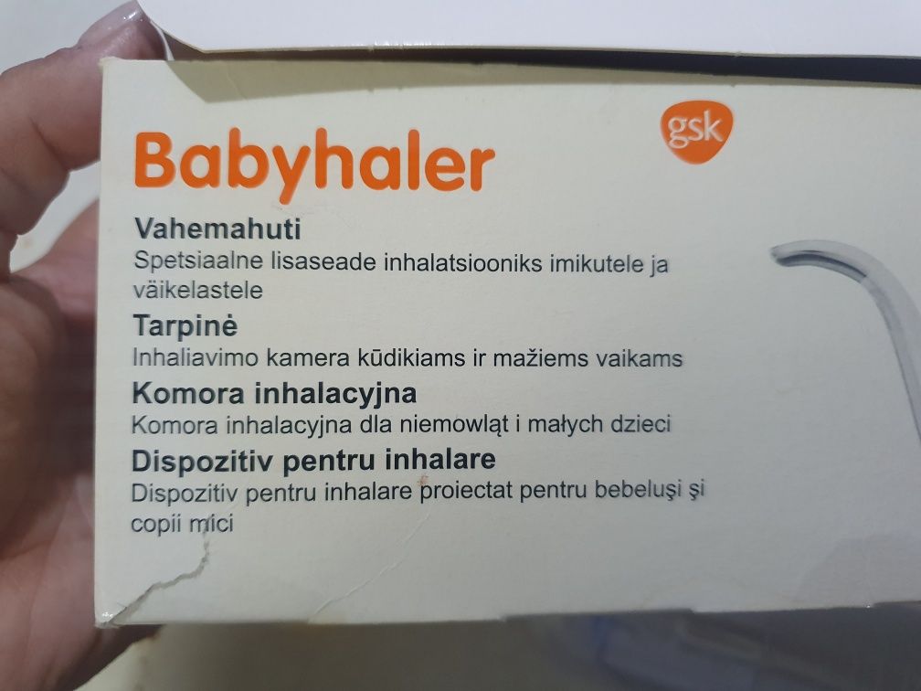Babyhaler-dispozitiv inhalari pentru bebe/copii mici