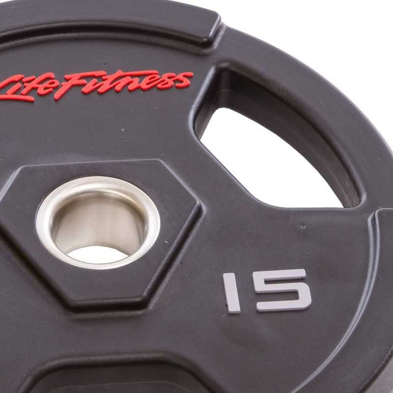 ПРОМО! Сет Уретанови Тежести Life Fitness 2.5 кг - 25 кг Дискове 155кг