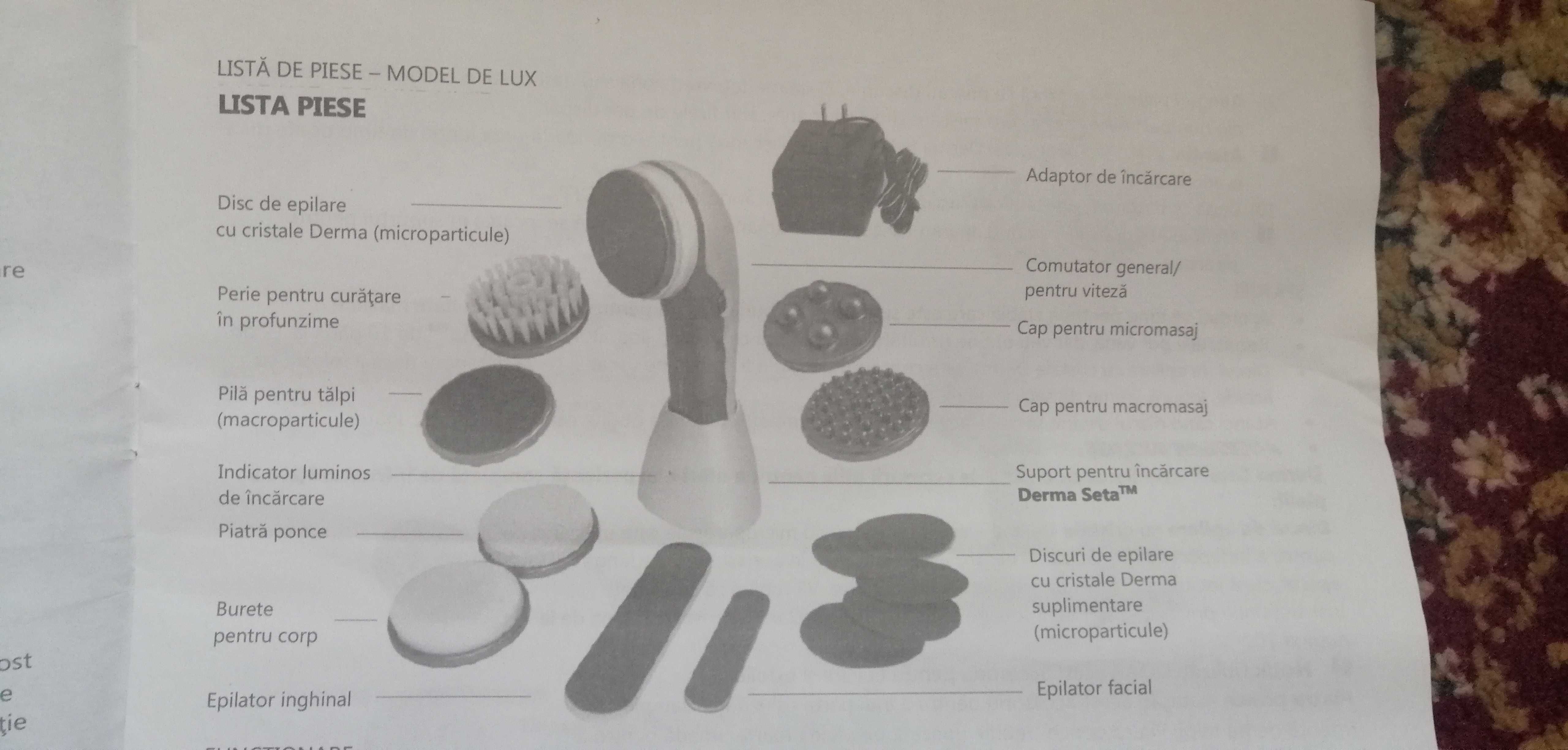 DermaSeta epilator si mini spa