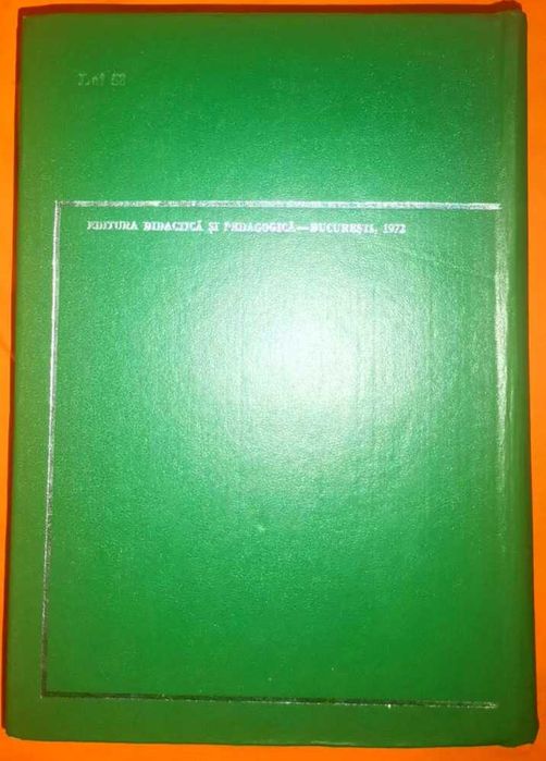 Chimie generala, scrisa de COSTIN D. NENITESCU, 1972