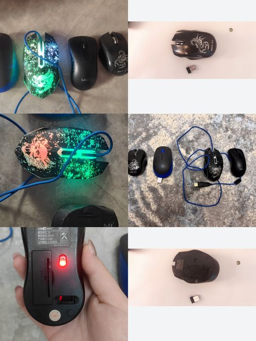 Игровая мышь и беспроводные мыши с адаптерами