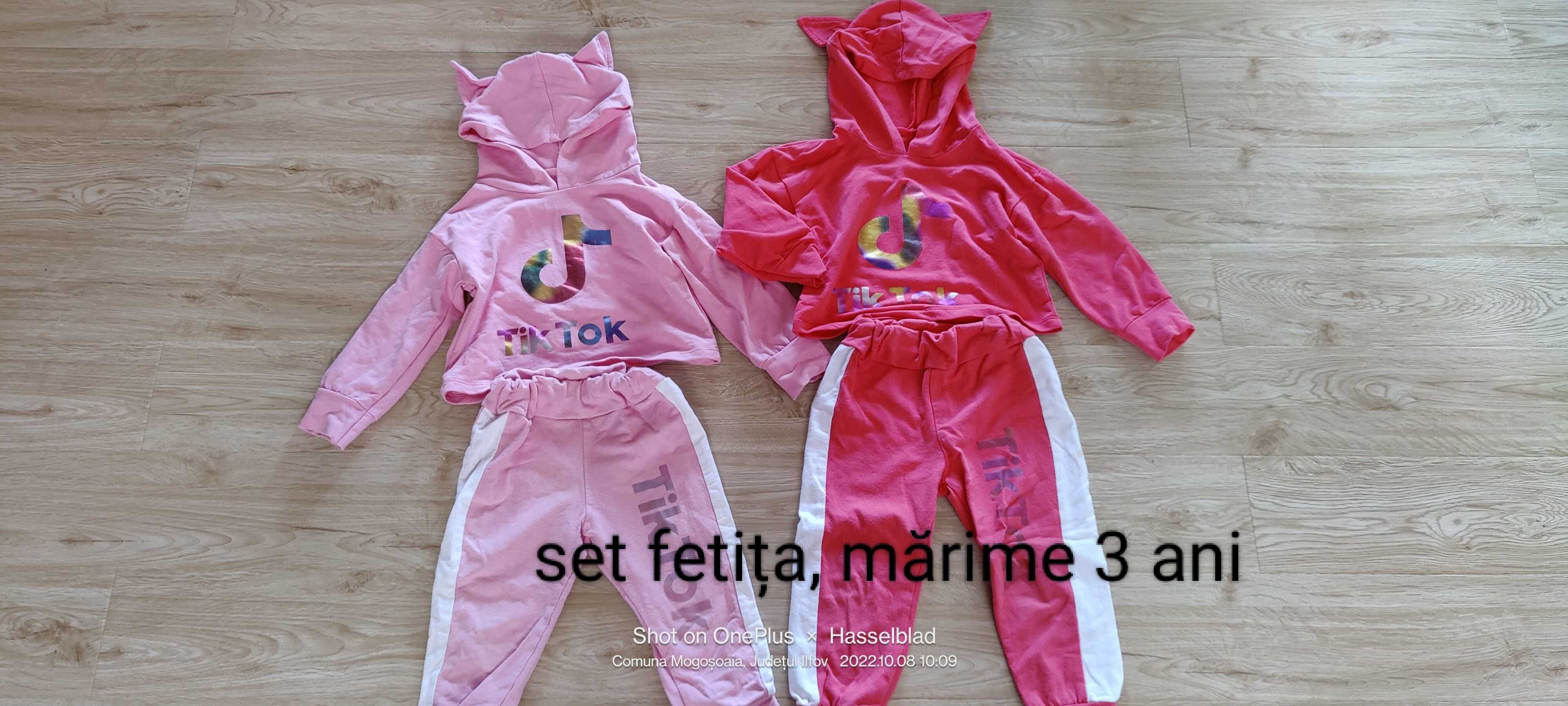 Set bluza si pantaloni fetita, hanorac, pulovere