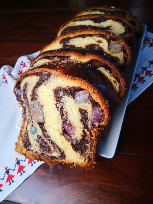 Cozonaci tradiționali bio cu nucă și rahat - 90 lei