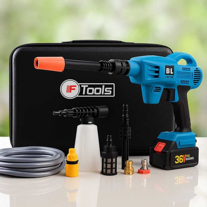 Акумулаторен безчетков пистолет за миене IF Tools BS1101 – 36V, 2.0Ah