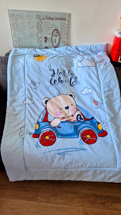 Намалена от 85лв нова завивка и обиколник за легло бебе Лорели