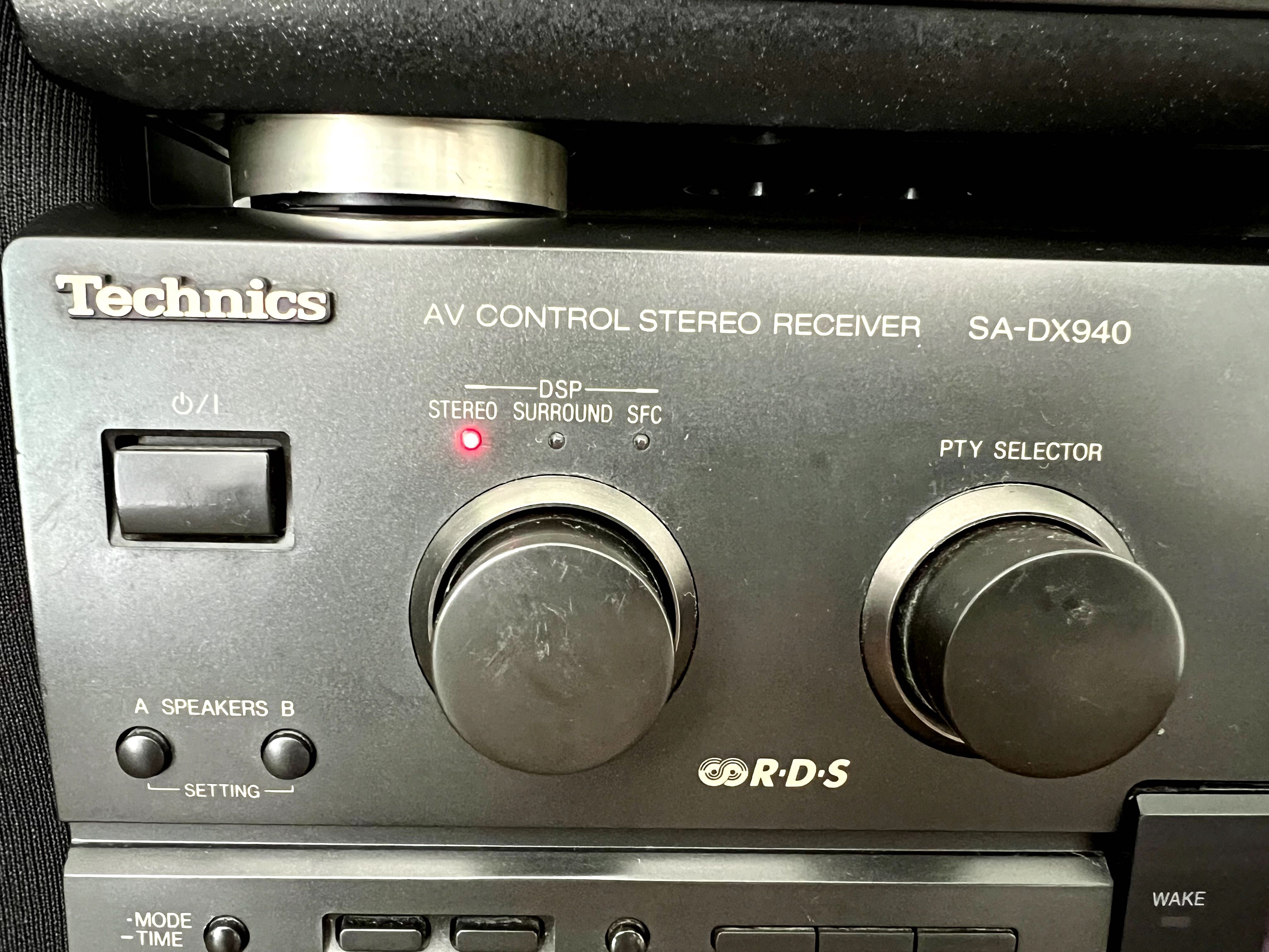 Sistem 5.0 Technics Receiver SA-DX940 Class H + CD Player bonus