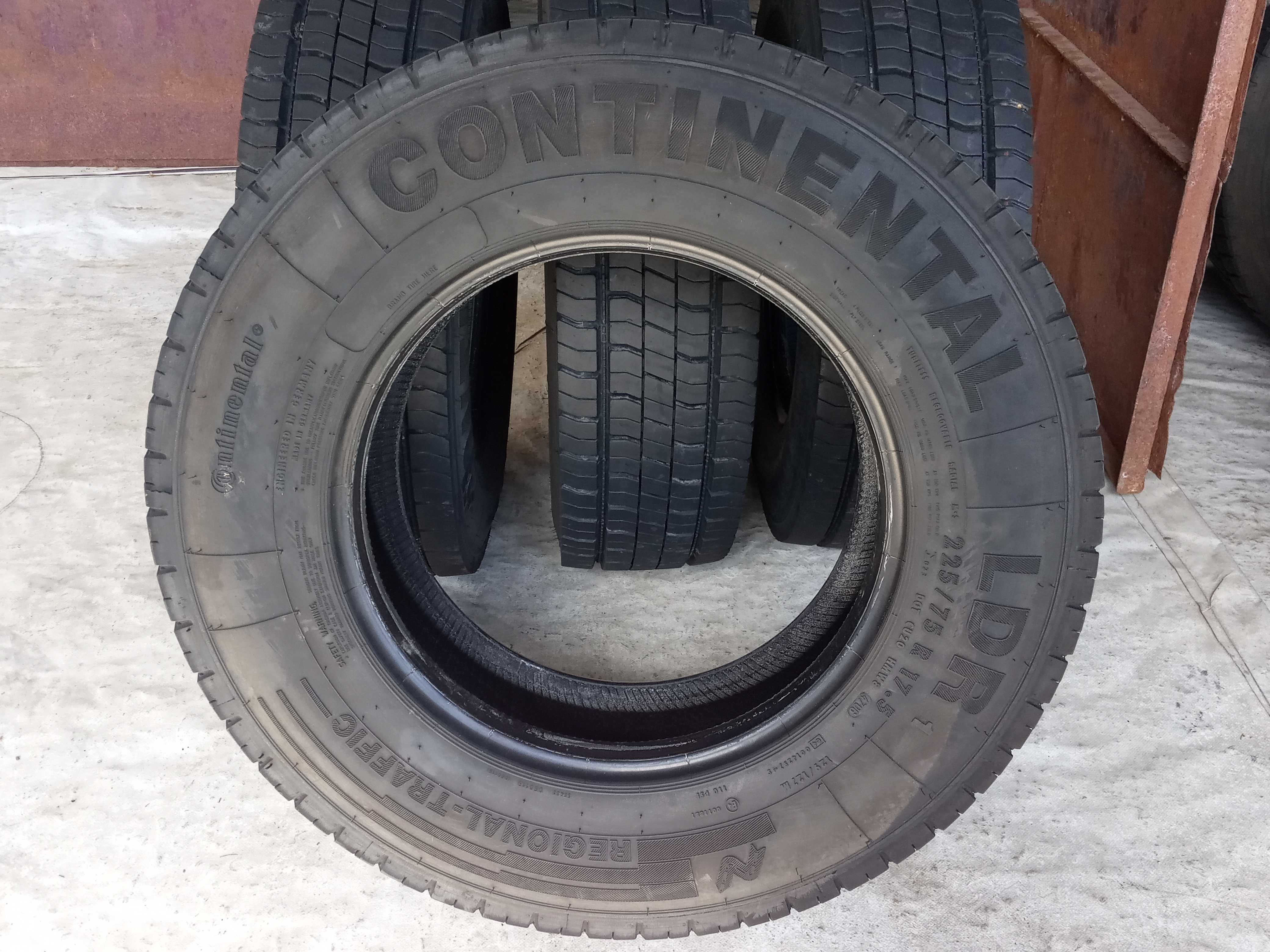 4 тежкотоварни гуми 225/75R17.5 Continental LDR1 129/127M M+S Germany