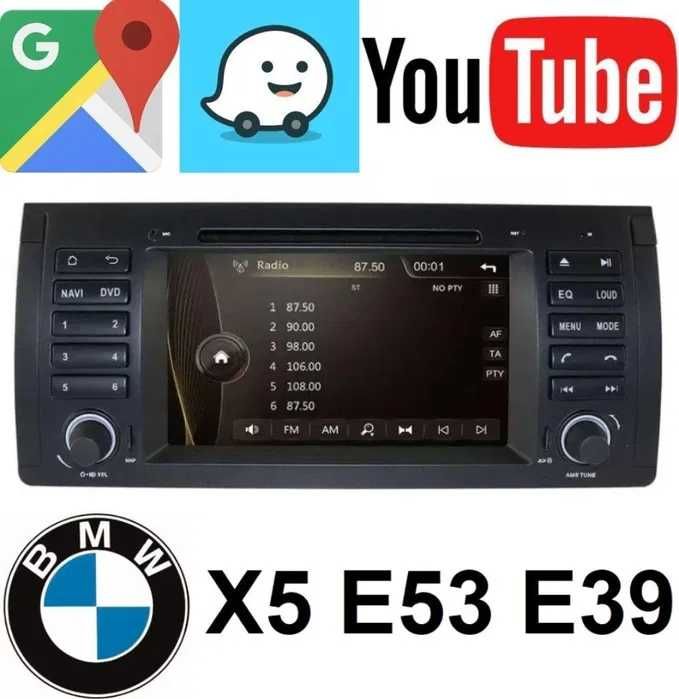 Navigatie dedicata 2DIN DVD CD USB Player BMW E53 E39