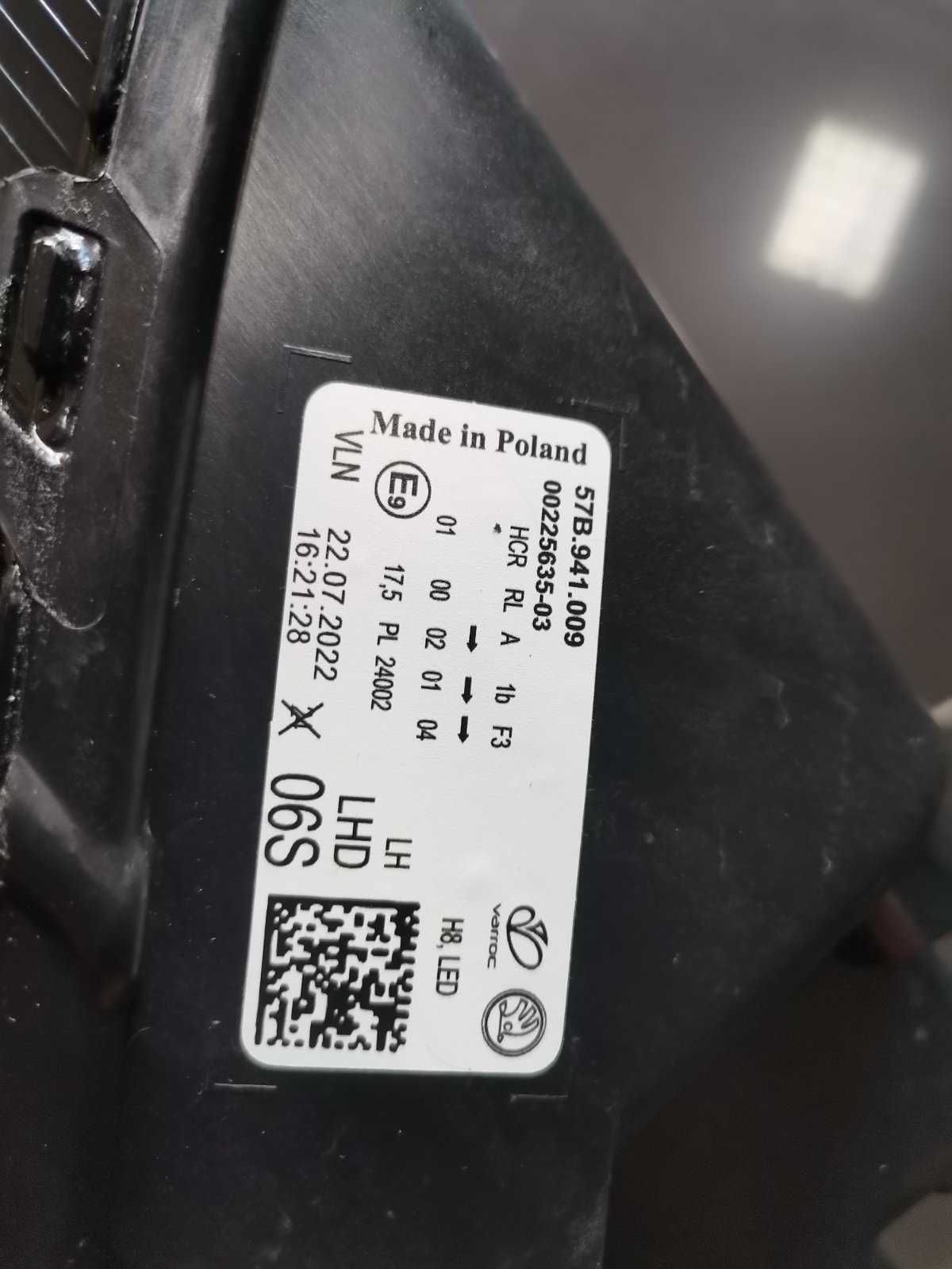 Фарове Фар Ляв Десен SKODA KAROQ Full LED 57B941009 / 57B941010