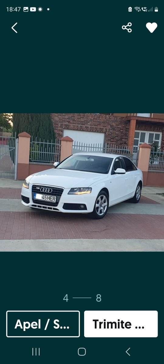 Vând autoturism AUDI A4-S-line