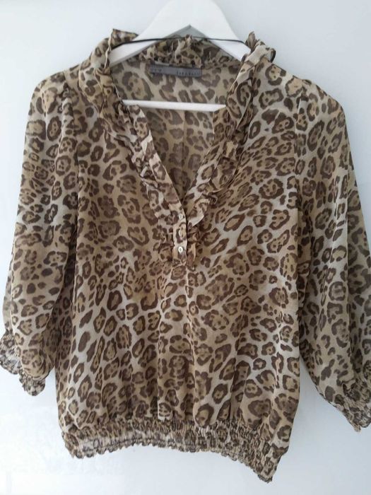 Bluza Zara imprimeu leopard