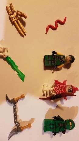 Figurine si sabii Lego Ninjago, Lego City, un eschimos si un crocodil