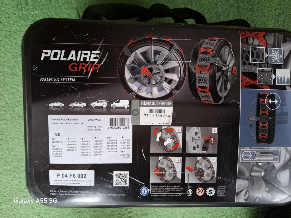 Lanțuri sisteme antiderapante anvelope auto noi Polaire Grip