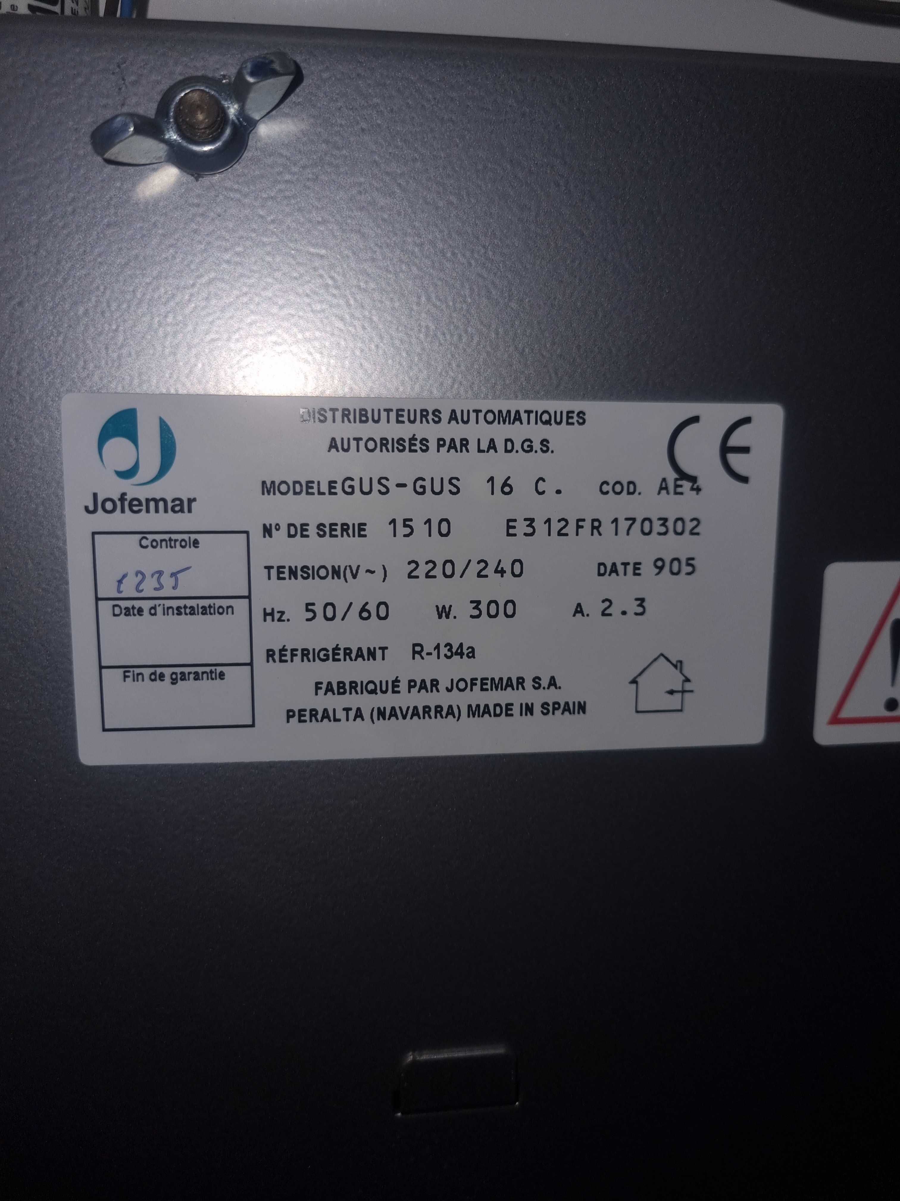 Jofemar vending machine