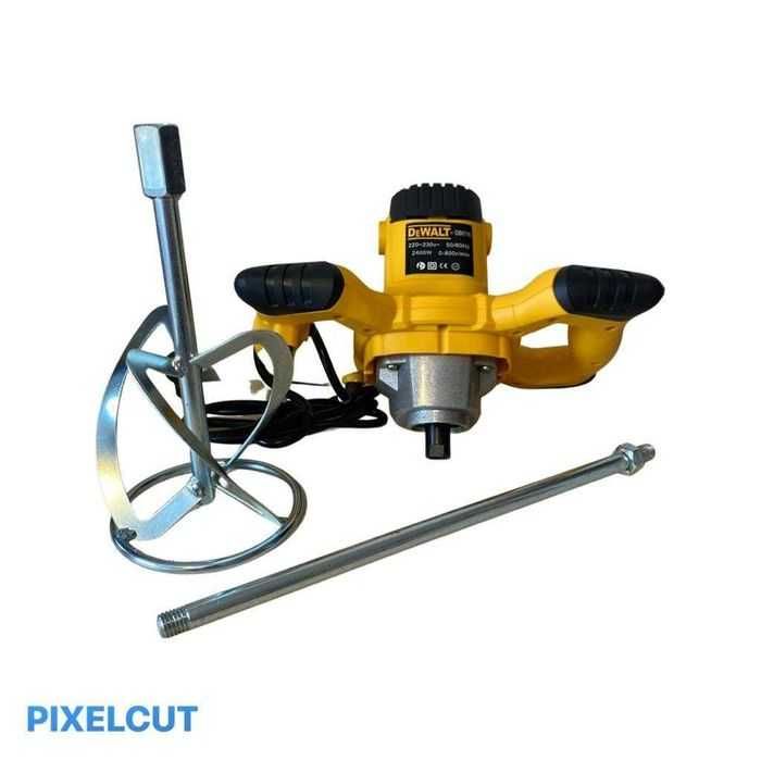 Malaxor Dewalt-Makita 2400W 1200Rpm 6-viteze Mixer Amestecator