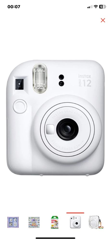 Instax mini 12 белый