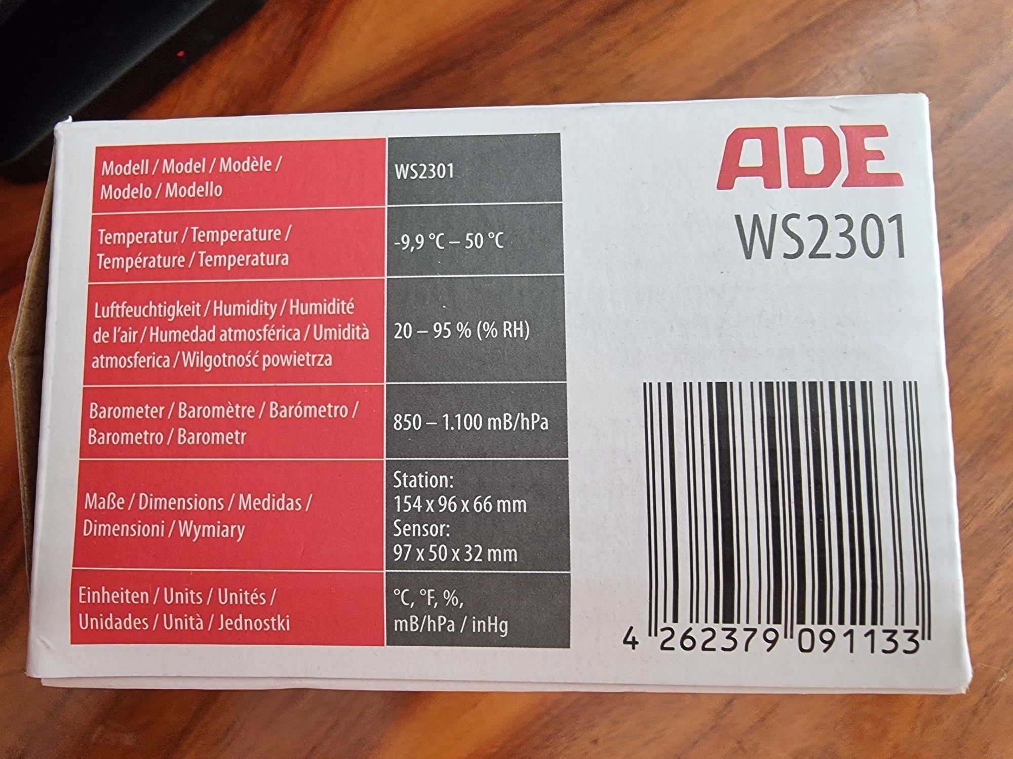 Метеорологична станция ADE.Made in Germany !