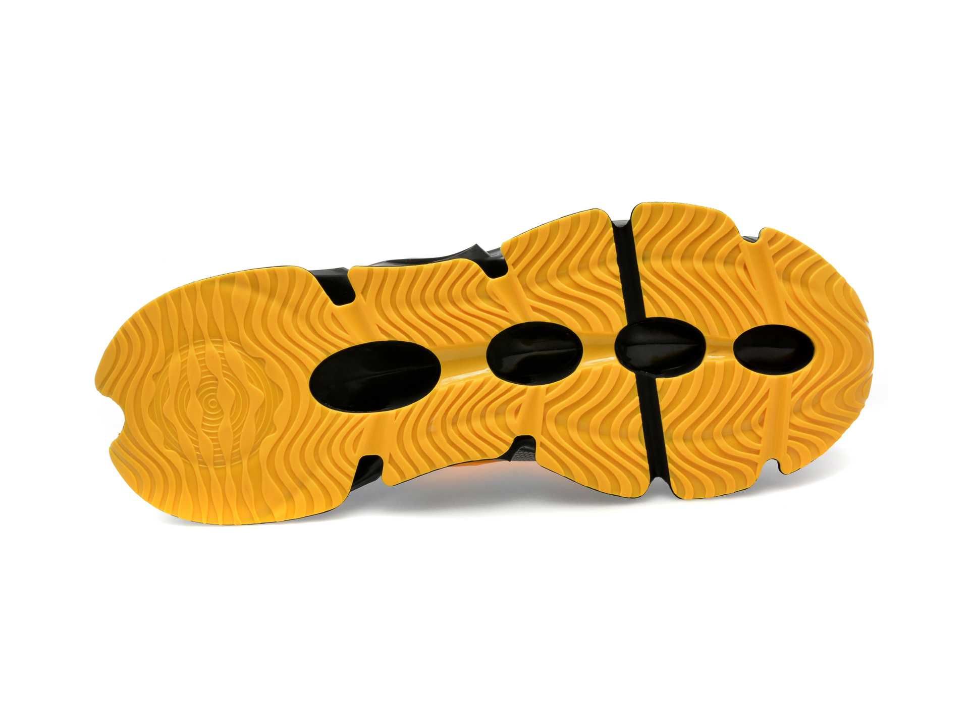 Pantofi baschet adidasi GRYXX piele ecologica nr.43,5 NOI galben+negru