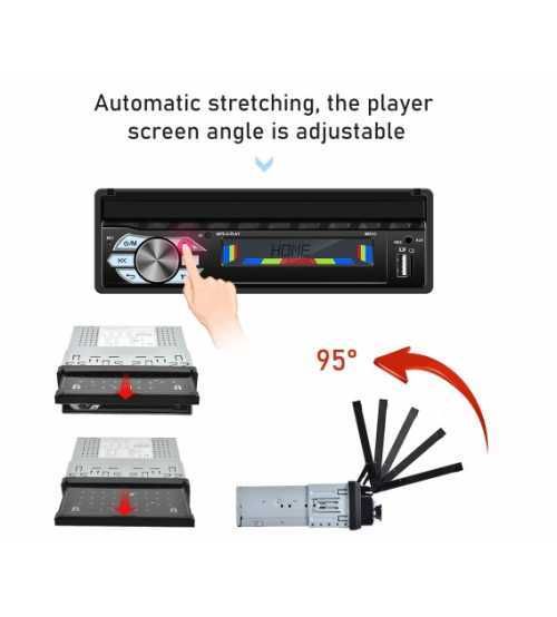Dvd auto retractabil  cu motor 7 inch, radio