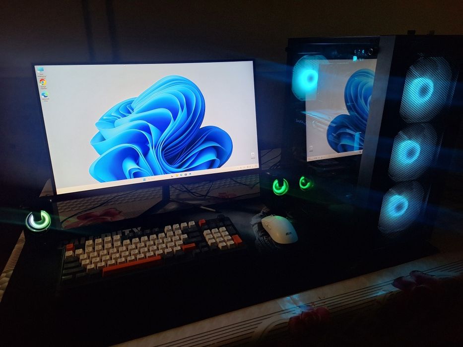 Мощный Игровой компьютер с монитором 165hz