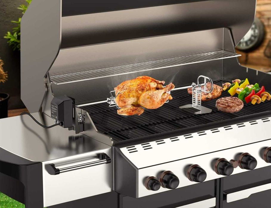 Kit Rotisor electric INOX universal, 77 cm 2 furci, REDUS de la 380RON